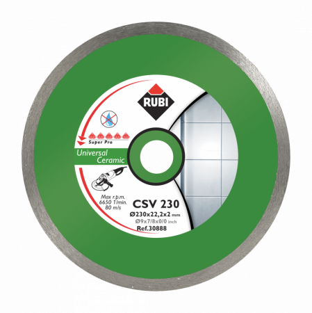 Диск алмазный CSV 230 SUPERPRO. RUBI