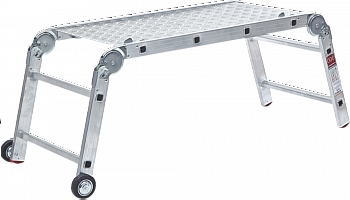 Профессиональные подмости с рабочей высотой до 2,8 м c алюминиевым помостом NV3341