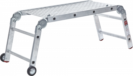Профессиональные подмости с рабочей высотой до 2,8 м c алюминиевым помостом NV3341