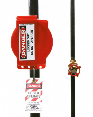 Блокиратор вентилей и задвижек раздвижной