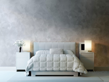 Дамасский шелк в серо-голубом оттенке