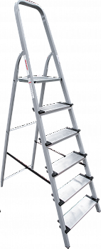 Стремянка стальная с алюминиевыми ступенями 130 мм NV1137 артикул 1137106