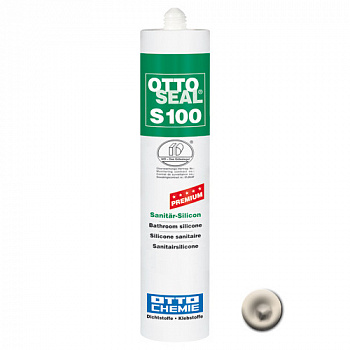 Профессиональный универсальный силиконовый герметик OTTOSEAL S100 PREMIUM С84 (пергамон), 300мл