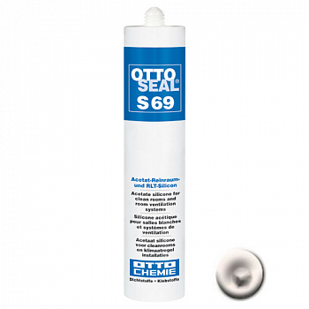 Силиконовый герметик с повышенной химической стойкостью OTTOSEAL S69 С9010 (белый), 310мл