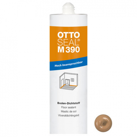 Профессиональный гибридный STP-герметик   для напольных покрытий OTTOSEAL M390 C1237 (темный дуб), 310мл