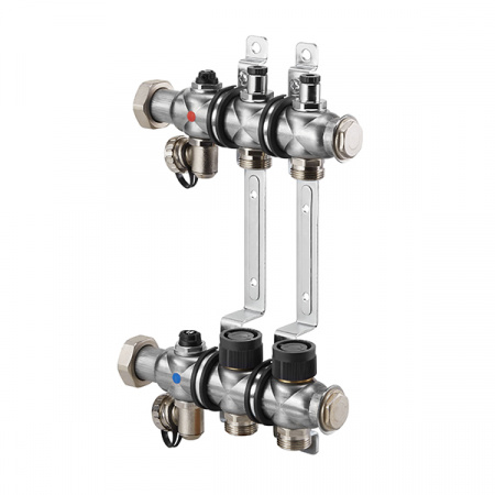 Oventrop  Распределительная гребенка Multidis SF, 12 х G 3/4 с вентильными вставками 12 контуров  1404562