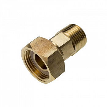 Itelma SANHA Муфта переходная с накидной гайкой под пломбу Бронза 1/2 x3/4 136041234