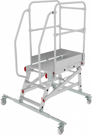 Индустриальная передвижная лестница-подмости с платформой NV5510 артикул 5510103