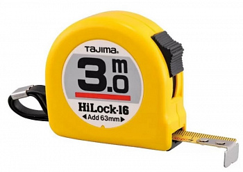 Рулетка TAJIMA HI LOCK 3м/16мм H6P30MY