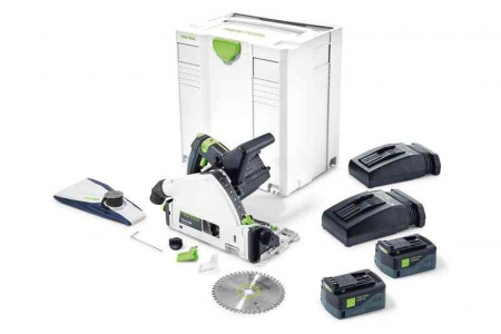 Акк. погружная пила TSC 55 Li 5,2 REB-Plus/XL Festool