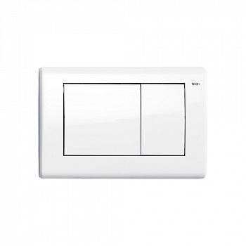 TECE TECEplanus панель смыва с двумя клавишами белая глянцевый 9240324