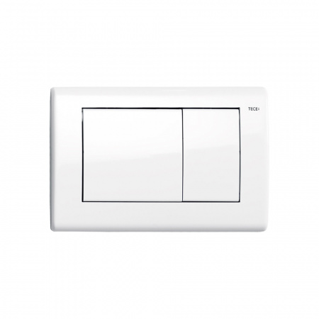 TECE TECEplanus панель смыва с двумя клавишами белая глянцевый 9240324