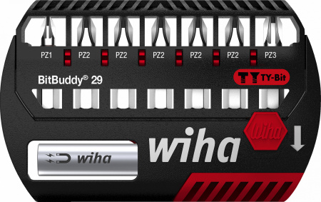 Набор бит Wiha BitBuddy TY 29 мм Pozidriv