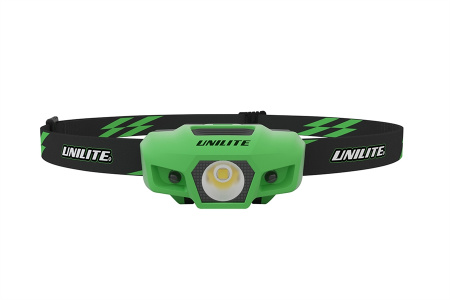 Фонарь спортивный налобный зеленый 175 Lm