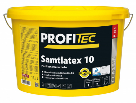 Краска PROFI Tec P154  weiss Samtlatex 10, 12,5л