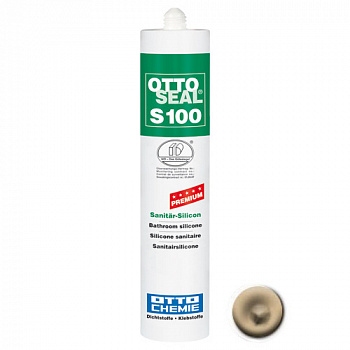 Профессиональный универсальный силиконовый герметик OTTOSEAL S100 PREMIUM С22 (анемон), 300мл