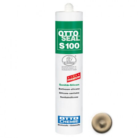 Профессиональный универсальный силиконовый герметик OTTOSEAL S100 PREMIUM С22 (анемон), 300мл