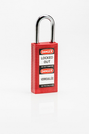 Замки Brady нейлоновые со стальной дужкой и удлиненным корпусом