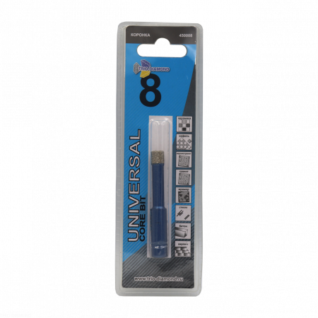 Коронка алмазная универсальная 8 мм 450008