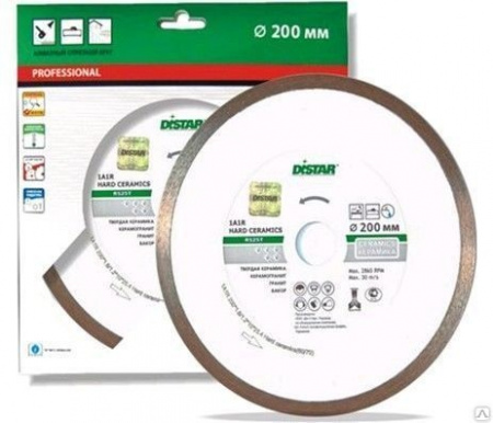 Диск алмазный Distar 1A1R 180x1,4x8,5x25,4 Hard ceramics