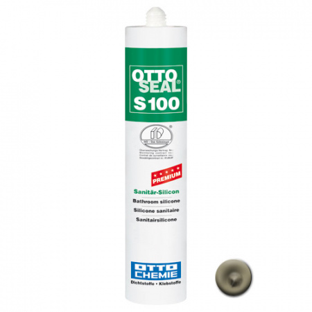 Профессиональный универсальный силиконовый герметик OTTOSEAL S100 PREMIUM С2044 (песочно-жёлтый №18), 300мл