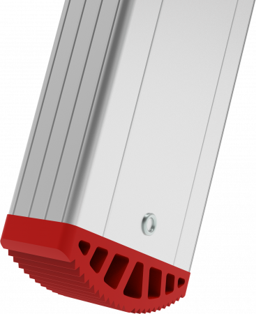 Индустриальная двухсторонняя алюминиевая стремянка с развальцованными ступенями NV5120 артикул 5120219