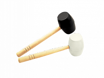 Киянка резиновая белая 750гр RUBI