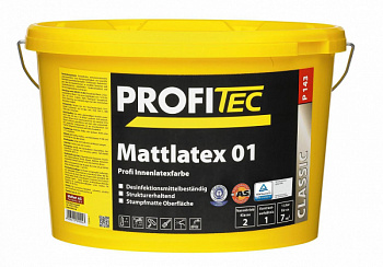 Краска PROFI Tec P143  weiss Mattlatex 01 ,  5 л