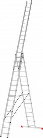 Лестница алюминиевая многофункциональная трехсекционная NV2230 артикул 2230316