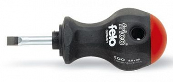 Отвёртка серия 500 (короткая) SL5,5х1,0х25 FELO 500 550 10