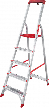 Профессиональная анодированная стремянка с органайзером NV 3115А артикул 3115105A