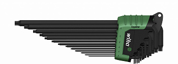 Набор ключей Wiha ErgoStar TORX MagicSpring чёрные