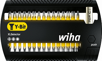Набор бит Wiha XLSelector Y, 25 мм  Phillips, Pozidriv, TORX