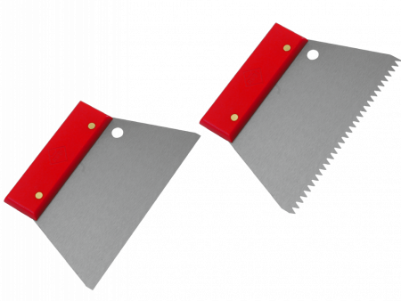 Шпатель-гребёнка 180 мм, RUBI