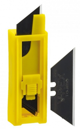 Лезвия, V-Rex трапезоидные для ножей  VR101 /10 шт. в футляре TAJIMA VRB2-10B/Y1