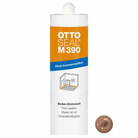 Профессиональный гибридный STP-герметик   для напольных покрытий OTTOSEAL M390 C98 (обычный дуб), 310мл