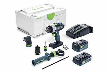 Акк. дрель-шуруповерт TDC 18/4 5.2/4.0 I-Set SCA Festool