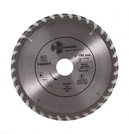 Диск пильный 190*30*36Т FLL806
