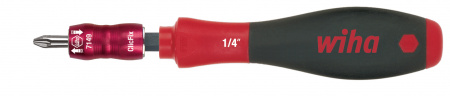 Отвертка Wiha SoftFinish с быстросменным держателем бит
