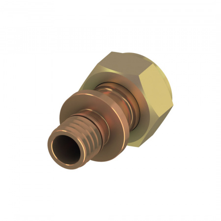 TECE  Соединение прямое с накидной гайкой, бронза 16 x 1/2"  717601