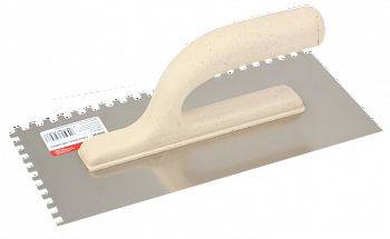 Гребёнка нержавеющая 270х130 мм зуб 6х6мм ручка из стекловолокна CORTE