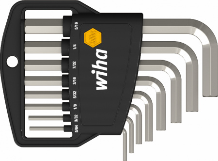 Набор ключей Wiha Classic Шестигранник, 8 предметов короткие (дюймовое исполнение)