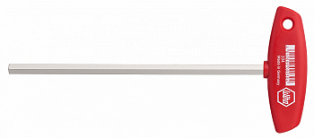 Штифтовый Т-ключ Wiha Шестигранник с блестящим никелированным покрытием