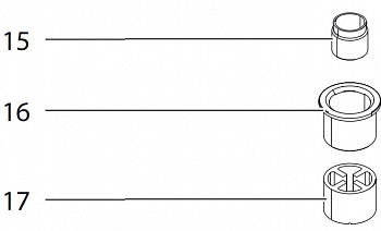 Втулка секции жидкостей для LC800 (Buchse 555002)