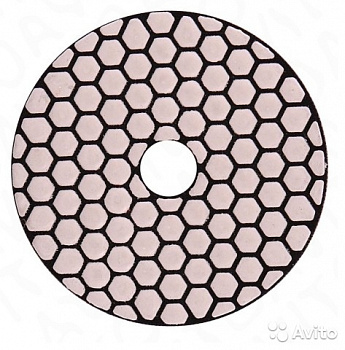 Круг полировальный 100мм №800 сухая, TRIO-DIAMOND