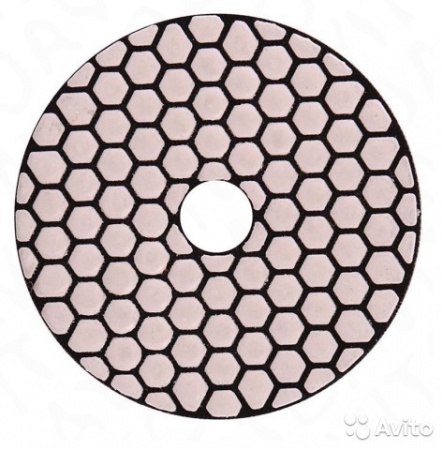 Круг полировальный 100мм №800 сухая, TRIO-DIAMOND