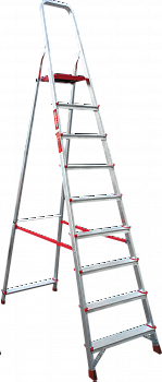 Профессиональная алюминиевая стремянка NV 3110 артикул 3110109