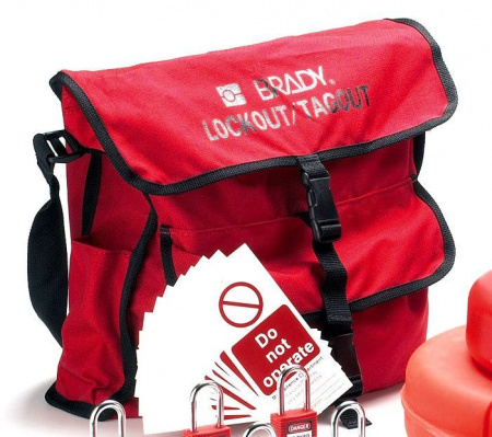 Большая сумка для блокираторов с плечевым ремнем